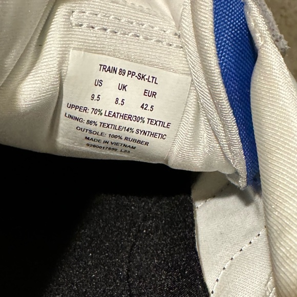 Polo Ralph Lauren Men's Train 89 Lace-Up Suede/Nylon Sneakers, Size 9.5 - Picture 5 of 11